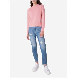 Ružový dámsky sveter Calvin Klein Jeans