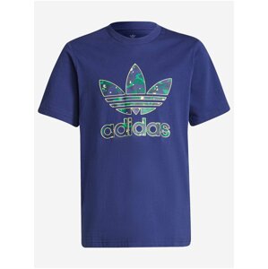 Modré chlapčenské tričko adidas Originals