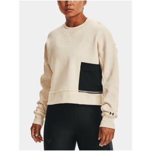 Mikina Under Armour UA Prjct Rock Fleece Crew - biela