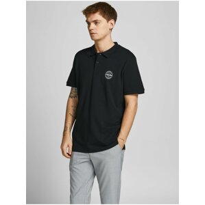 Čierna polokošeľa Jack & Jones Shark