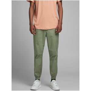 Zelené nohavice Jack & Jones Gordon