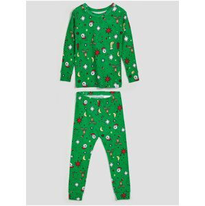 Zelené chlapčenské pyžamo Christmas GAP