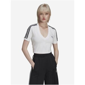 Biely dámsky crop top adidas Originals