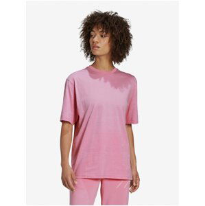 Ružové dámske oversize tričko adidas Originals