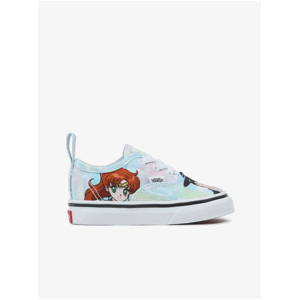 Svetlomodré detské vzorované tenisky Vans x Sailor Moon TD Authentic