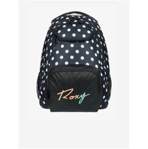 Černý dámský puntíkovaný batoh Roxy