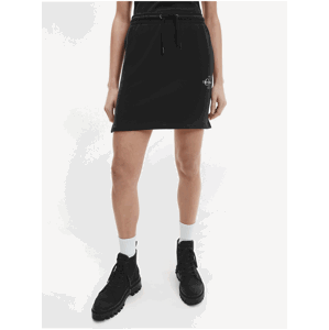 Černá dámská tepláková krátká sukně Calvin Klein Jeans