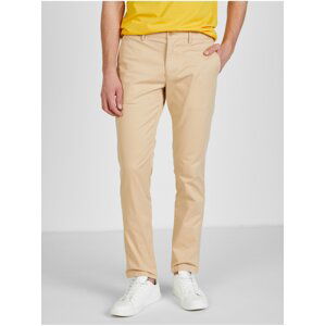 Béžové pánske chino nohavice Tommy Hilfiger 1985 Bleecker