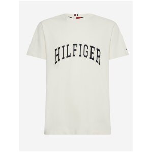 Krémové dámske tričko Tommy Hilfiger