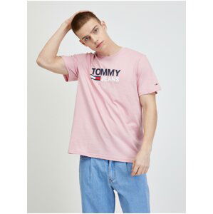 Tričká s krátkym rukávom pre mužov Tommy Jeans - ružová