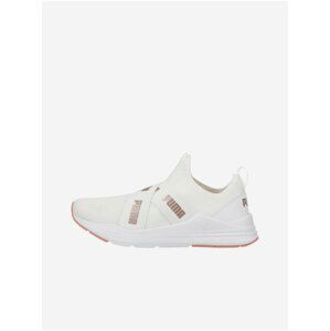 Bílé dámské slip on tenisky Puma Wired Run Slipon