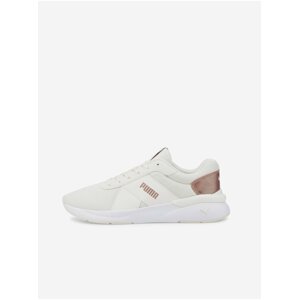 Biele dámske tenisky Puma Rose Raw Metallics