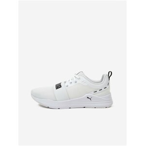 Bílé unisex tenisky Puma Wired Run