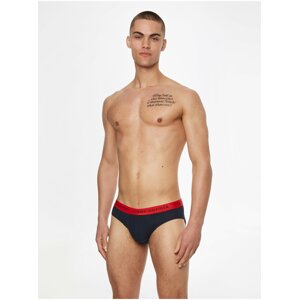 Sada troch slipov v čiernej farbe Tommy Hilfiger Underwear