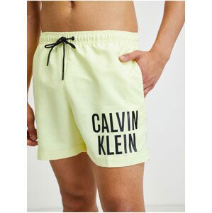 Plavky pre mužov Calvin Klein - žltá