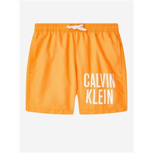 Oranžové chlapčenské plavky Calvin Klein