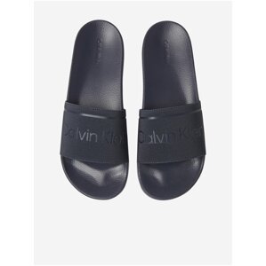 Sandále, papuče pre mužov Calvin Klein - tmavomodrá