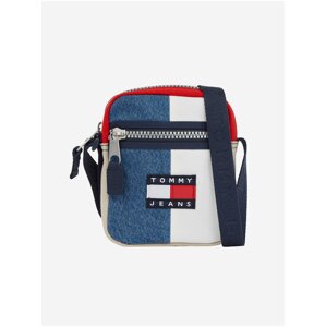 Modro-béžová pánska malá crossbody taška Tommy Jeans