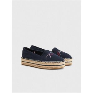 Espadrilky, slip on pre ženy Tommy Hilfiger - tmavomodrá