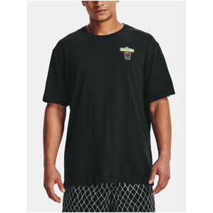 Tričko Under Armour CURRY SESAME SQUAD TEE - černá