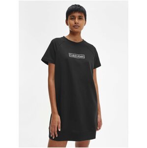 Čierna dámska nočná košeľa Calvin Klein Underwear