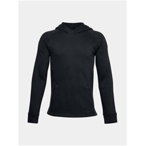 Čierna chlapčenská mikina Under Armour PJT ROCK CC FLEECE HOODIE