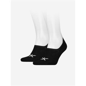 Sada dvoch párov pánskych ponožiek v čiernej farbe Calvin Klein