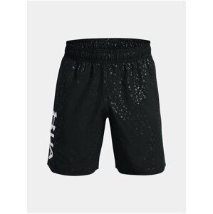 Šortky Under Armour UA Woven Emboss Shorts - čierna