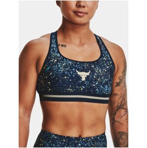 Podprsenka Under Armour UA Pjt Rock Bra Printed - tmavomodrá