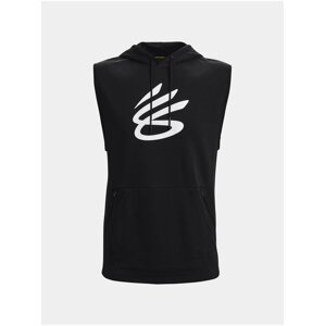 Mikina Under Armour CURRY SLEEVELESS HOODIE - čierna