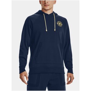 Mikina Under Armour UA Pjt Rck Hvywght Terry HD - tmavomodrá