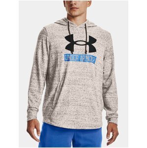 Mikina Under Armour UA Rival Terry Logo Hoodie - biela