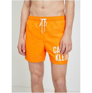 Plavky pre mužov Calvin Klein - oranžová