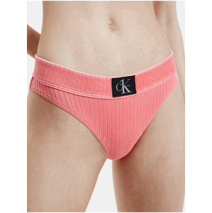 Koralový dámsky spodný diel plaviek Calvin Klein Underwear