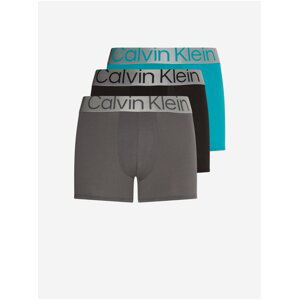 Boxerky pre mužov Calvin Klein - sivá, čierna, tyrkysová