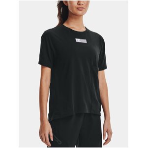 Tričko Under Armour Live Woven Pocket Tee - čierna