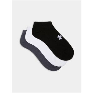 Ponožky Under Armour Core No Show 3Pk - čierna