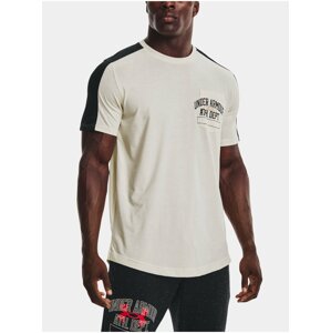 Tričko Under Armour UA Athletic Dept Pocket Tee - hnedá