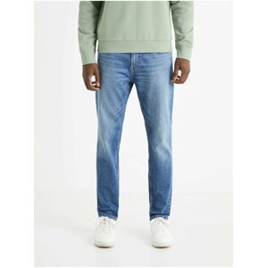 Modré pánske slim fit rifle Celio C25 Boslim2