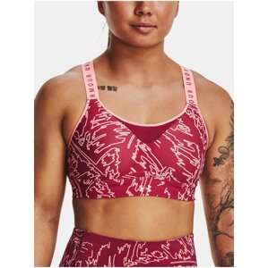 Podprsenka Under Armour UA Infinity High Print Bra - ružová