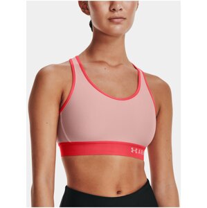 Podprsenka Under Armour Armour Mid Keyhole Bra - ružová