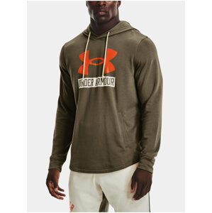 Mikina Under Armour UA Rival Terry Logo Hoodie - zelená