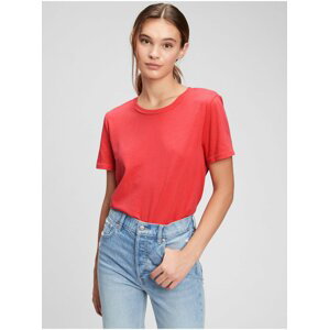 Červené dámske tričko vintage organic GAP
