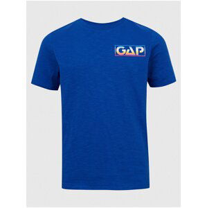 Tmavomodré chlapčenské tričko logo GAP