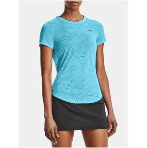 Modré dámske športové tričko Under Armour UA Run Trail Tee