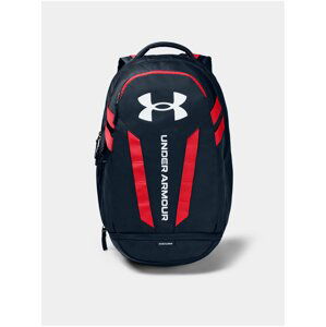 Červeno-modrý pánsky batoh Under Armour UA Hustle 5.0 Backpack