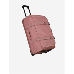 Ružová cestovná taška Travelite Kick Off Wheeled Duffle L Rosé