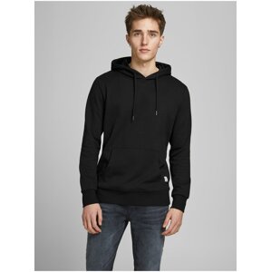 Čierna basic mikina s kapucňou Jack & Jones Basic