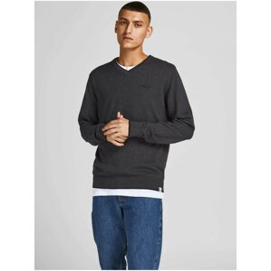 Tmavošedý ľahký sveter Jack & Jones Tons