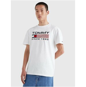 Biele pánske tričko Tommy Jeans